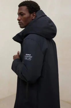Abrigo Hombre Ecoalf Parko 319 Negro