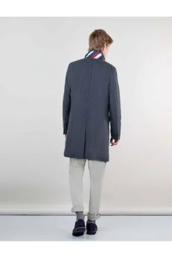 Abrigo Hombre El Ganso Paño Liso 1040W240014 Gris