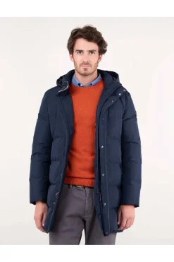 Abrigo Hombre El Ganso Plumas Largo 1040W240027 Marino