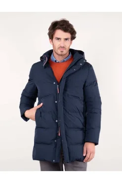 Abrigo Hombre El Ganso Plumas Largo 1040W240027 Marino