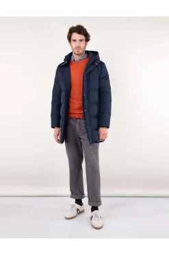 Abrigo Hombre El Ganso Plumas Largo 1040W240027 Marino