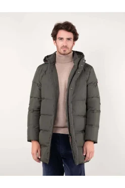 Abrigo Hombre El Ganso Plumas Largo 1040W240028 Verde