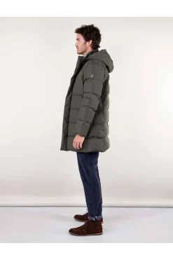 Abrigo Hombre El Ganso Plumas Largo 1040W240028 Verde