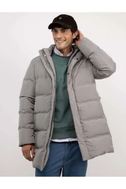 Abrigo Hombre El Ganso Plumas Largo 1040W250015 beige