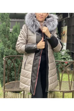 Abrigo Medinapiel N229 Plata