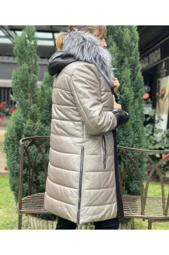 Abrigo Medinapiel N229 Plata