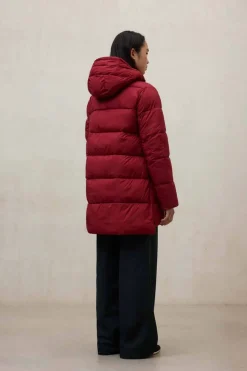 Abrigo Mujer Ecoalf Marangu 655 crimson red