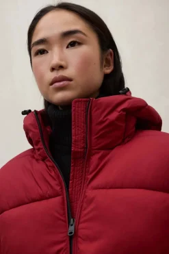 Abrigo Mujer Ecoalf Marangu 655 crimson red