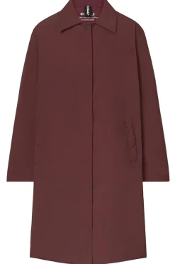 Abrigo Mujer Ecoalf Marins 651 Red Velvet
