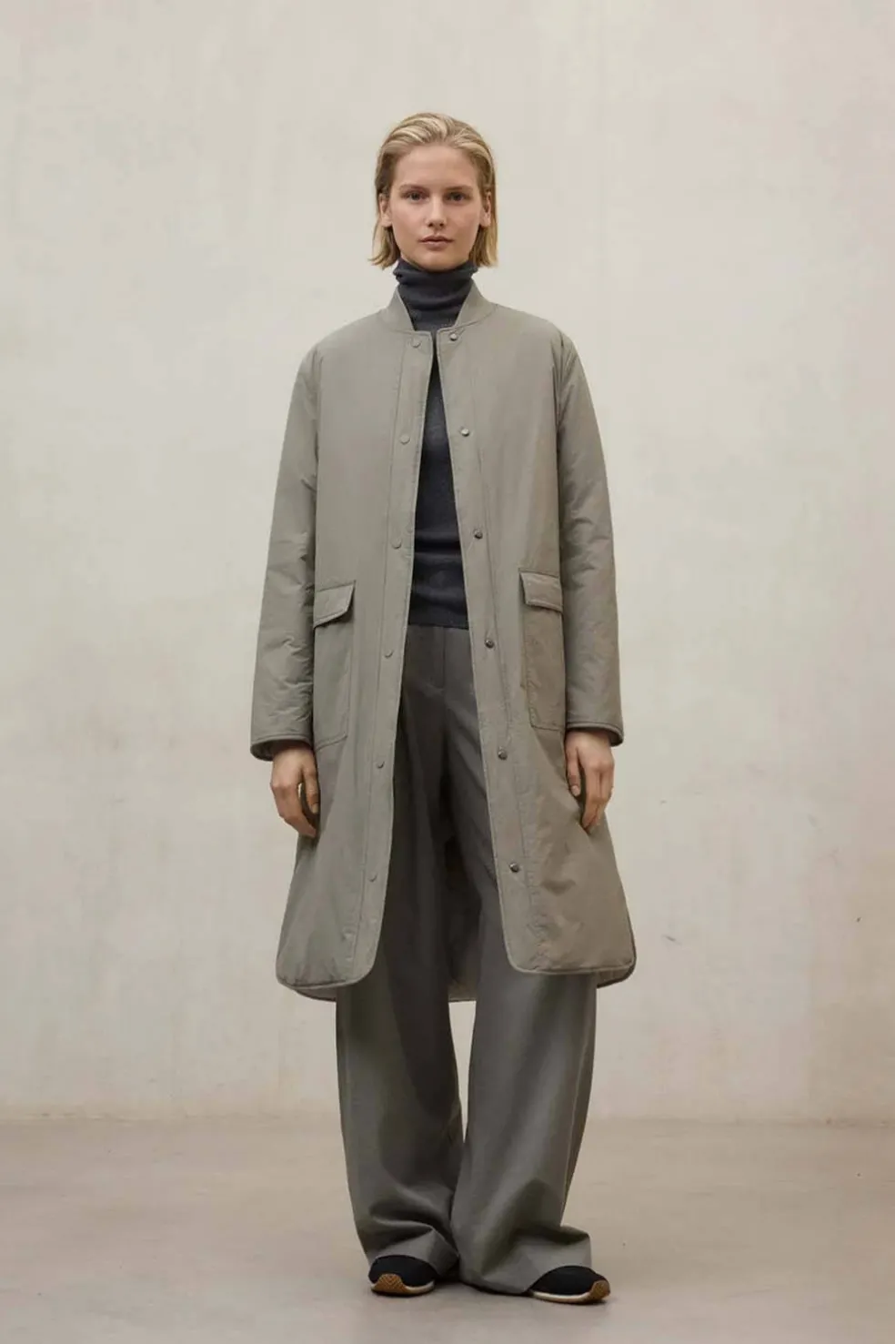 Abrigo Mujer Ecoalf tiago 357 dune