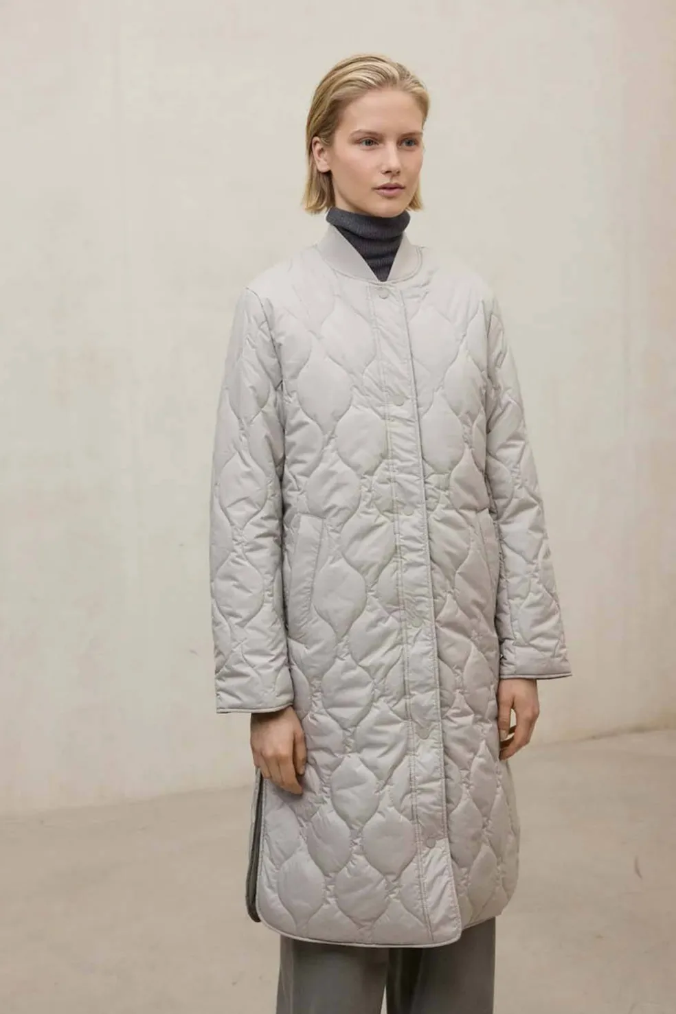 Abrigo Mujer Ecoalf tiago 357 dune