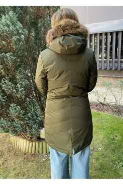 abrigo mujer Henry Arroway yukon khaki