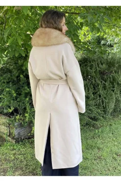 Abrigo Mujer Medinapiel KS15 Camel