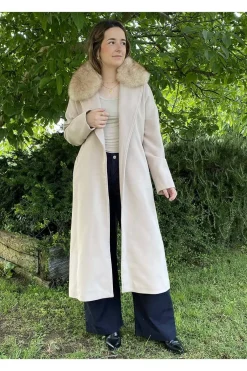 Abrigo Mujer Medinapiel KS15 Camel