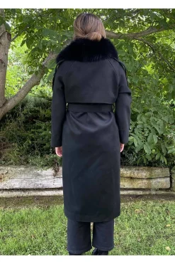 Abrigo Mujer Medinapiel Maria Negro