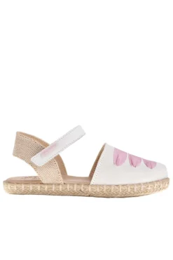 Alpargata Infantil Pablosky 610207 Lona Blanco Pink