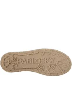 Alpargata Infantil Pablosky 610207 Lona Blanco Pink