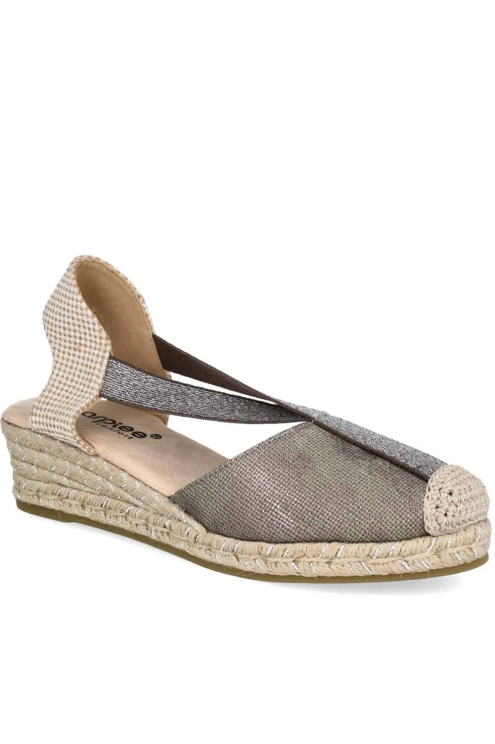 alpargata Mujer Amarpies acx28507 kaki