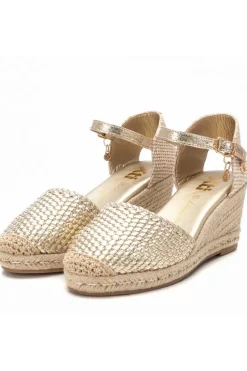 Alpargata Mujer XTI 143844 Textil Oro