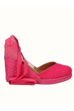 Alpargata Viguera 1939 lino fuxia