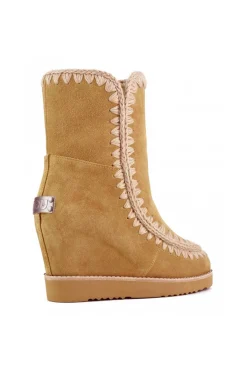 Bota Mou FW151002A French Toe Wedge Tobacco