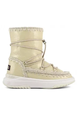 Bota Mou FW421007C Jogger Snowboot Short Patent Sand