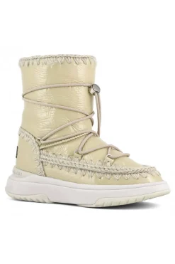 Bota Mou FW421007C Jogger Snowboot Short Patent Sand