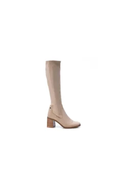 bota mujer xti 141736 beige