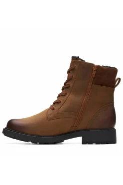 botin de mujer clarks orinoco2 spc brown goretex