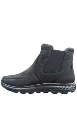 Botin Mujer 48 Horas 521601/01 Nobuck Negro