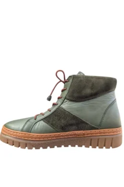 Botin Mujer 48 Horas 523705/70 Piel Oliva