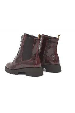 botin mujer Baerchi rebeca 52253 charol grabado burdeos