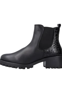 botin mujer chelsea piel 24hrs 25848 negro