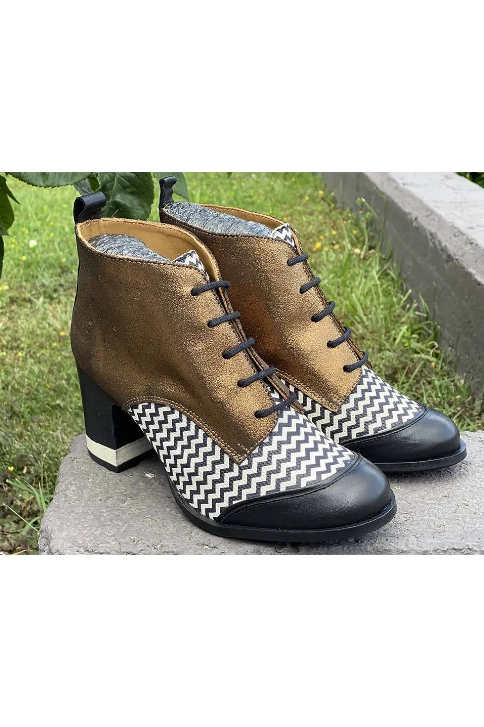 Botin Mujer Nemonic 2395 Sauvage Negro