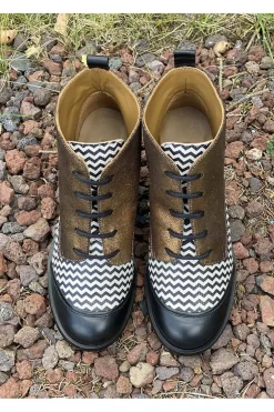 Botin Mujer Nemonic 2395 Sauvage Negro