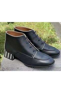 Botin Mujer Nemonic Sauvage Negro 2344