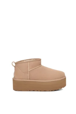 Botin Mujer Ugg Classic Ultra Mini Platform 1135092 SAND