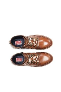 Botin Piel Mujer Fluchos union f2073 habana cuero