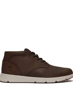 Botín Hombre Timberland Parker Street Mid Lace TB0A6C7T W01 Dark Brown