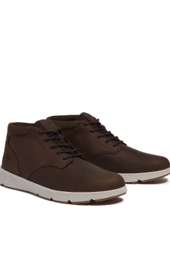 Botín Hombre Timberland Parker Street Mid Lace TB0A6C7T W01 Dark Brown