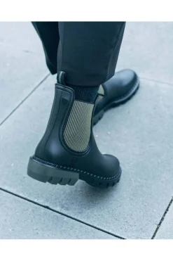 Botín Mujer Igor Rock Bicolor W10317 042 Negro Kaki