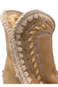 Botín Mujer MOU Inner Wedge Short Strass FW121053A TOB