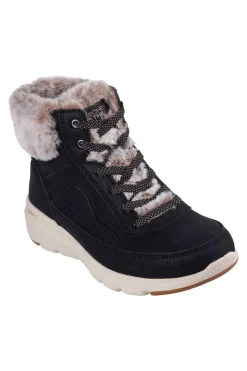 Botín Mujer Skechers Glacial Ultra Mountain Muse 144199 BLK Black