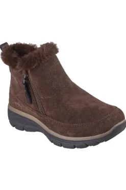 Botín Mujer Skechers Relaxed Fit Easy Going Cool Zip 167862 CHOC Chocolate