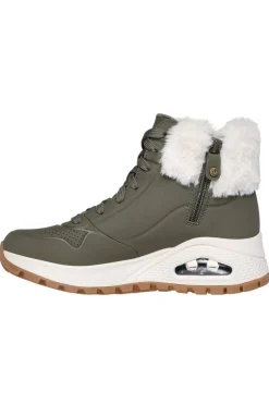 Botín Mujer Skechers Uno Rugged Fall Air 167274 Olive