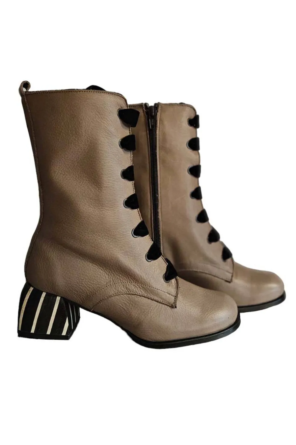 Botín Nemonic atenea 2337 taupe