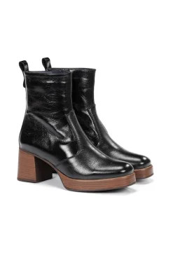 Botín piel de mujer Dorking cristel d9157 negro