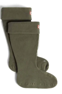Calcetines Hunter Downpour Fleece Tall HXRU0066252 Dark Olive