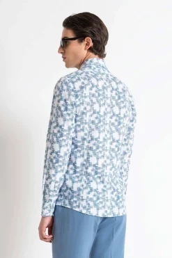 camisa Antony Morato napoli slim fit mmsl00628 7127