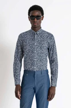 camisa Antony Morato napoli slim fit mmsl00628 7064 fa430596